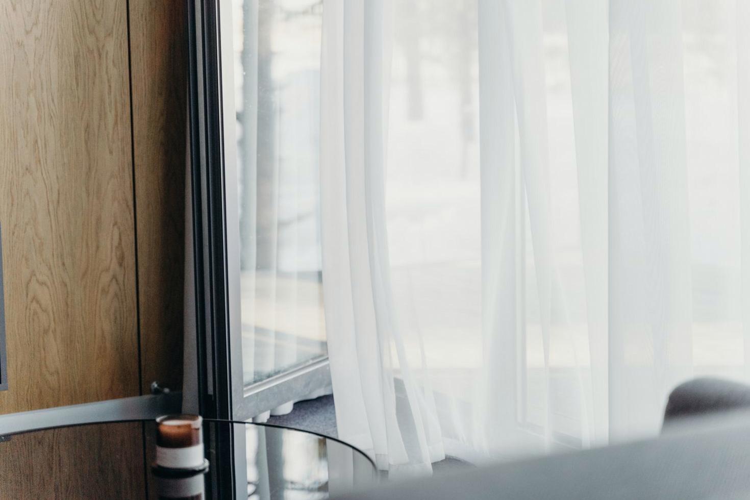 Soft light in guest room
